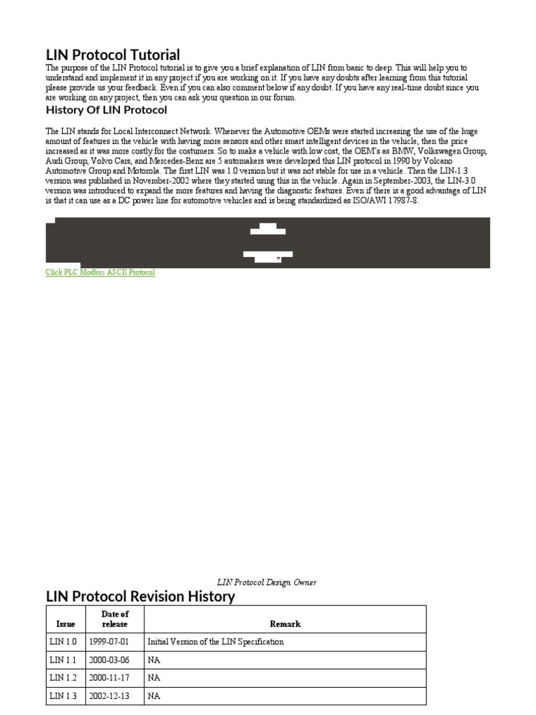 【A様】S7G JS7F Lin proto LIN Bus Explained - A Simple Intro [2025] – CSS Electronics