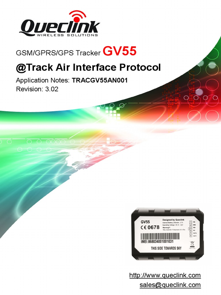 GV55 @track Air Interface Protocol V3.02 | PDF | Port (Computer ...