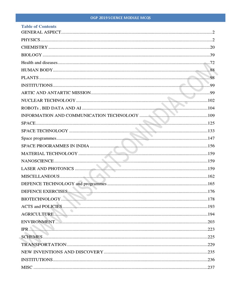 Science Mcq Pdf Lidar Electromagnetic Radiation