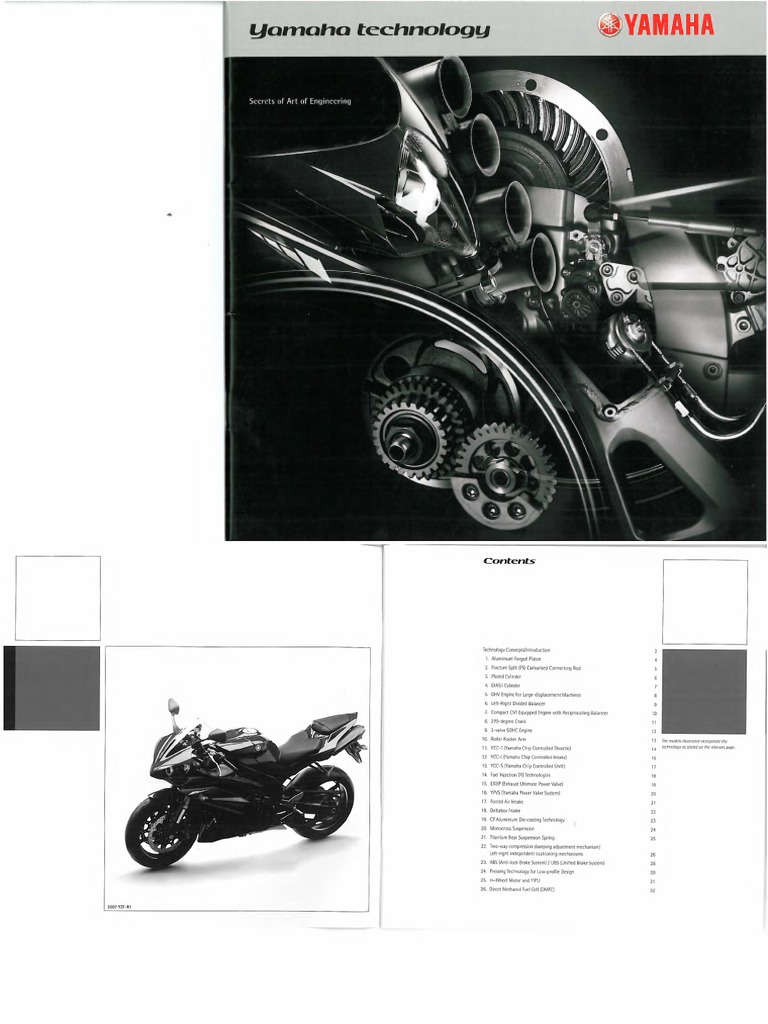 Yamaha Technology - Secrets of Art of Engineering | PDF