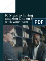 10 Steps To Having Amazing One On Ones With Your Team