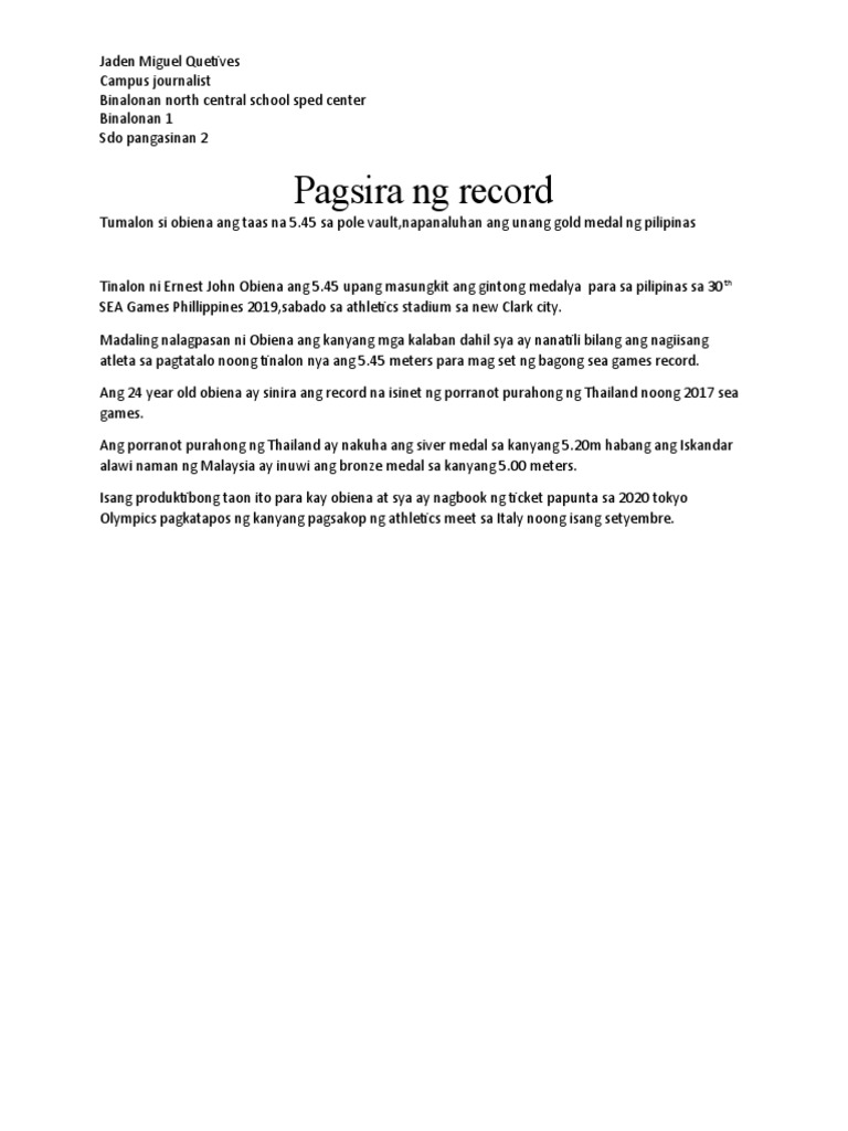 Sports Journal PDF