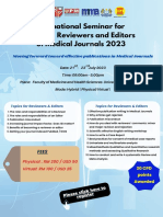 Flyer Seminar Reviewers Editors