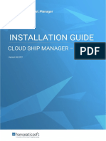 Cloud Ship Manager Installation - Server - Via Internet