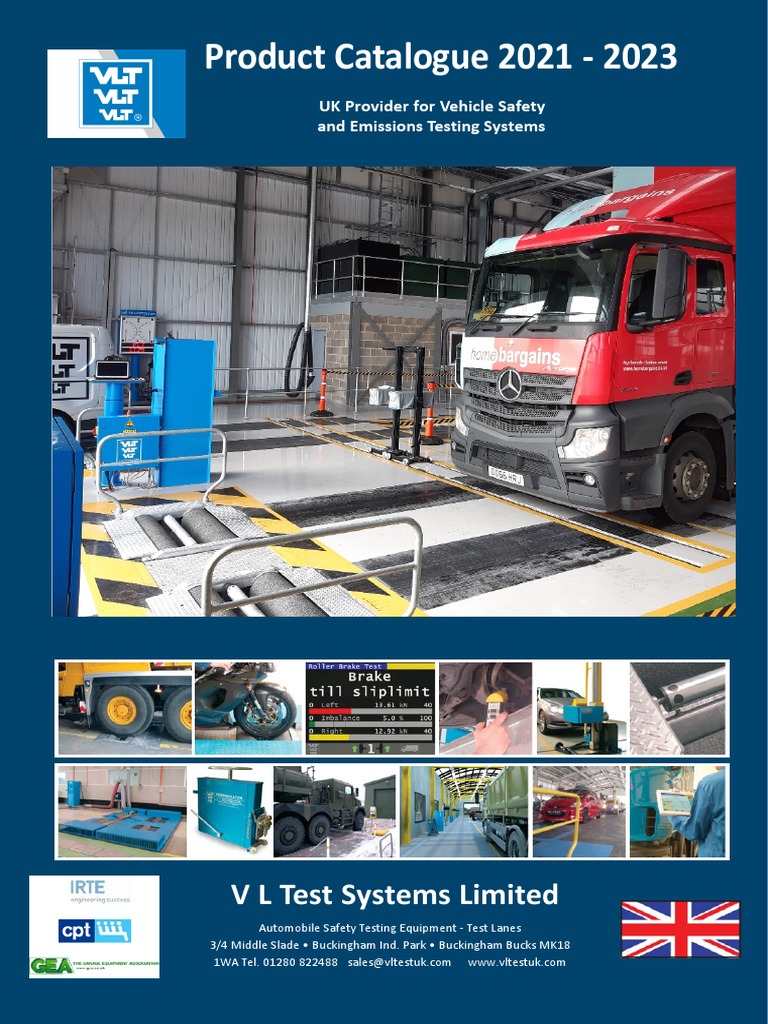 VLT Roller Brake Testing Solutions | PDF | Pump | Vehicles