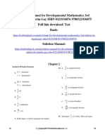 Developmental Mathematics 3rd Edition by Martin Gay ISBN Solution Manual