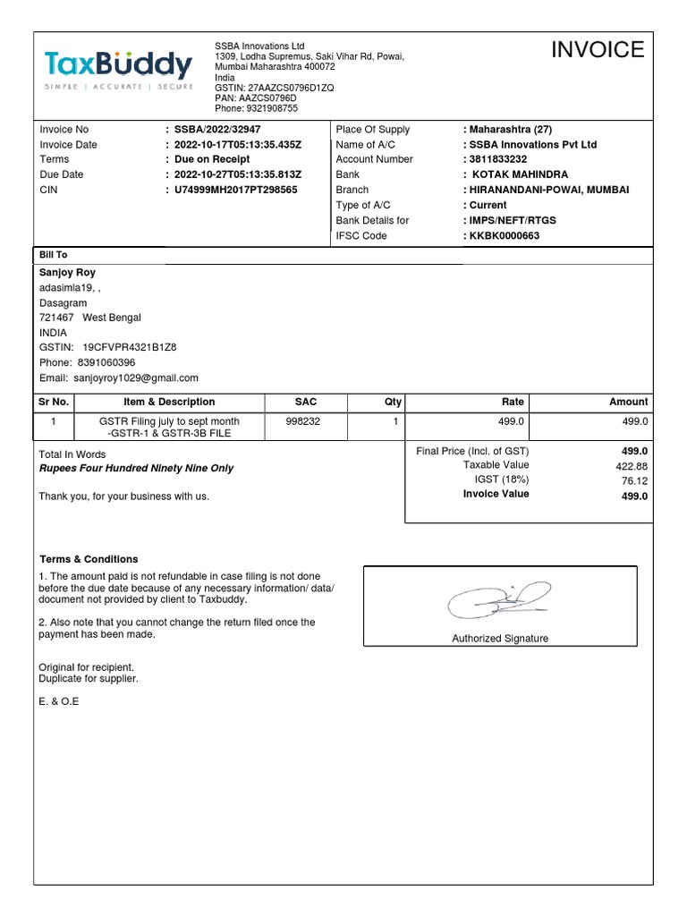 Invoice 29 | PDF | Invoice | Business