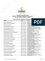 Lista Final de Inscritos Edital 1 2022 PSE