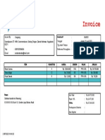 Template Invoice - Google Spreadsheet