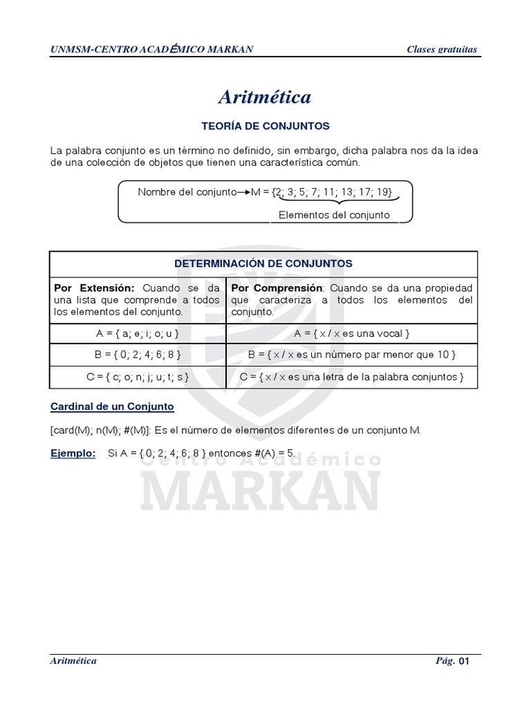 Teoría de Conjuntos | PDF | Conjunto (Matemáticas) | Ciencia de sistemas