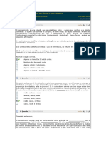 Exercicios - Simulado Av. Aprendizado CIÊNCIAS ED. AMBIENTAL - ESTÁCIO