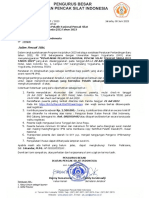 Surat Edaran Penataran Pelatih Nasional Pencak Silat Tingkat Muda - 2023 Uny Yogyakarta-1