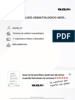 Wuolah Free Tema 1 Analisis Hematologico Modalidad Distancia