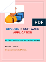 Diploma in Softwere Application