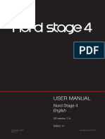 Nord Stage 4 User Manual v1.1X-Edition-H