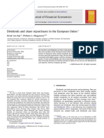 Dividends and Share Repurchases in The European Union