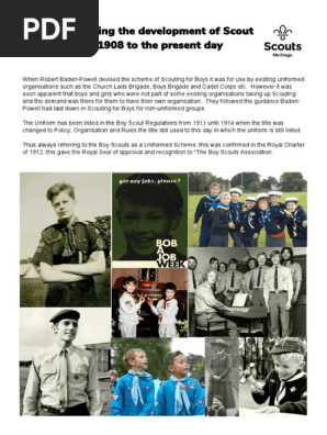 Scout-Youth-sections-and-Adult-leader-Uniform-Development-time-line