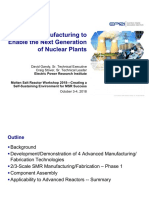 Advanced Manufacturing To Enable The Next Generation of Nuclear Plants