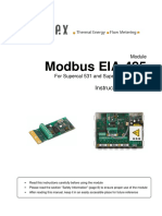 Moduł ModBus Do SUPERCAL 531 - SUPERSTATIC - Instrukcja EN