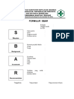 Formulir Sbar