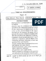 Electrical Engineering 2009 Main Paper II