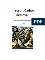 Microsoft Carbon Removal FY23 Lessons Learned