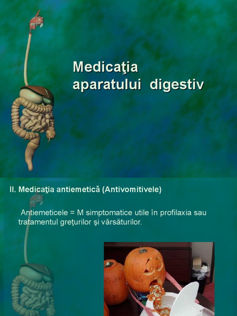 Medicatia Aparatului Digestiv 2 | PDF