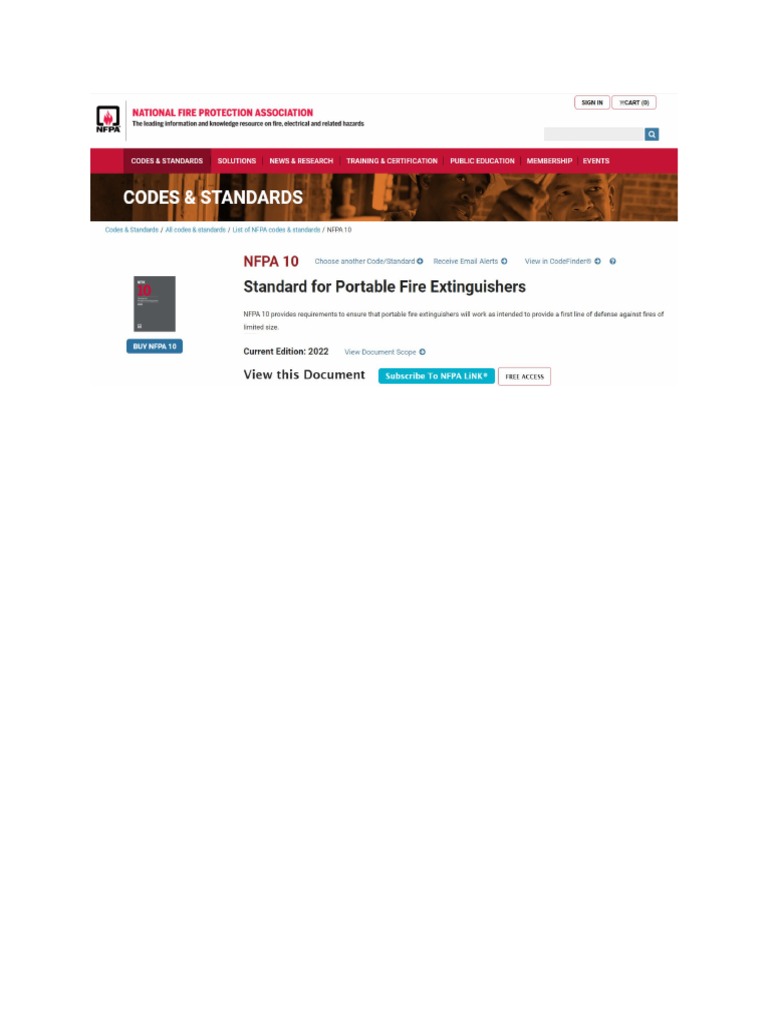 Nfpa 10 Guide | PDF