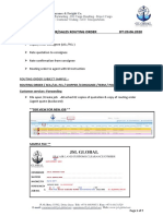 Sea Freight Sop Our Sales Routing Order