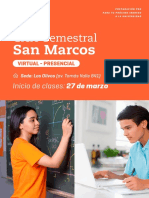 Brochure Semestral San Marcos