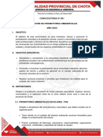 Convocatoria Para Formacion de Promotores Ambientales 2023..