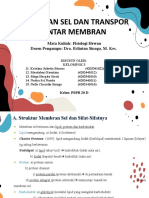 Membran Sel Dan Transport Antar Membran-Kelompok 3 PSPB20D Rev