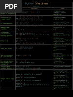 Python One Liners