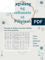 Pagsilang NG Sulatanato Sa Pilipinas