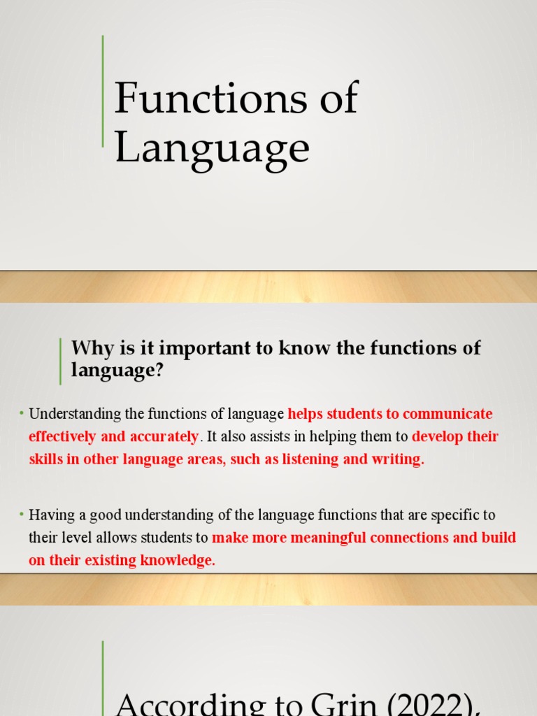 Levels Of Language Linguistics