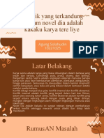 Konflik Pada Novel Dia Adalah Kakaku