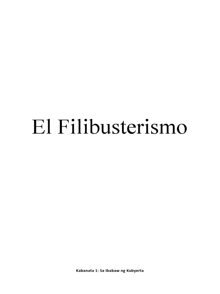 El filibusterismo kabanata 1 39 pdf