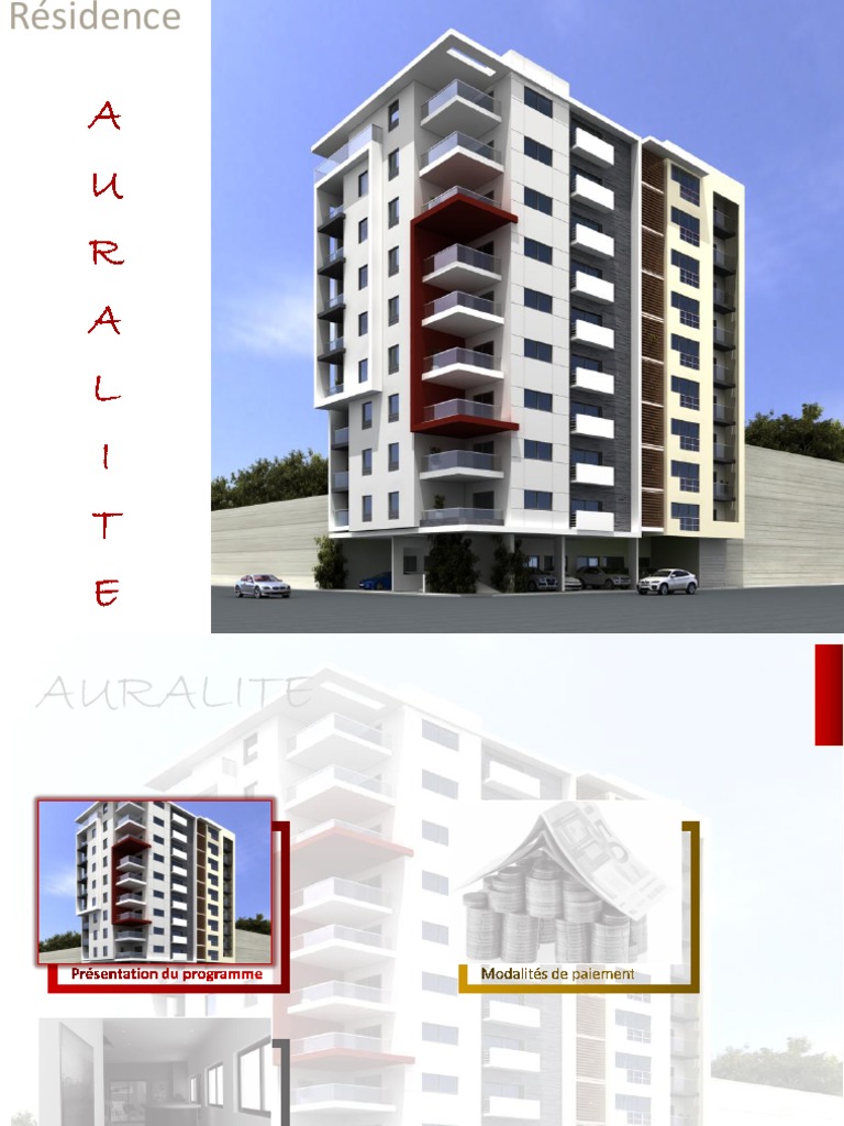 Résidence Auralite : Appartements modernes à Point E | PDF