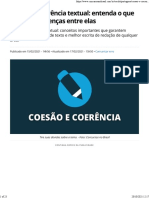 AULA 03 - Coesão e Coerência Textual Entenda o Que São e As Diferenças Entre Elas