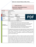 General Physics Course Outline Final GOLD MARK