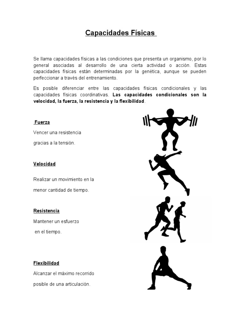 Capacidades Físicas | PDF | Resistencia