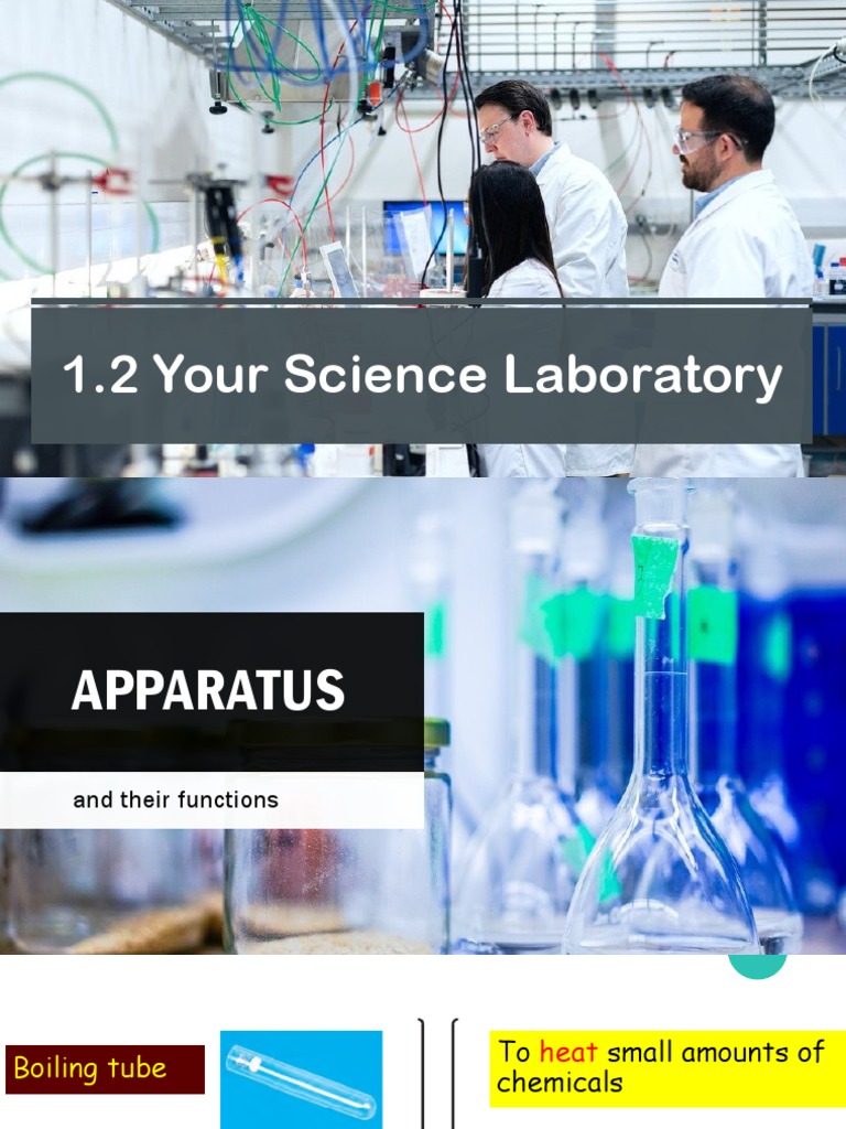 1 2 Your Science Laboratory Pdf Laboratories Water