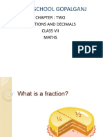 MATHS CHAPTER Fractions 2