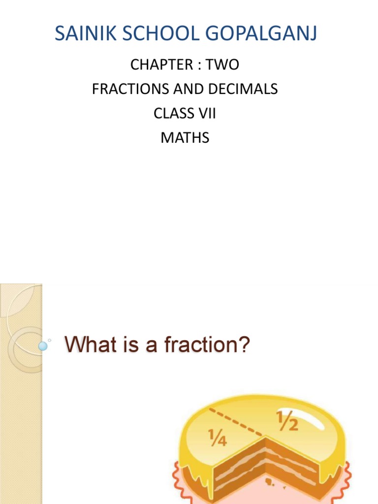 Understanding Fractions and Decimals | PDF | Numbers | Decimal