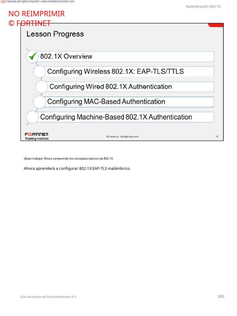 Configuración de Autenticación 802.1X EAP-TLS | PDF | Autenticación ...