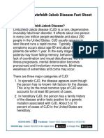 Creutzfeldt Jakob Disease