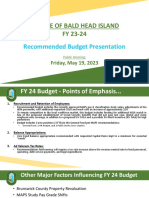 Bald Head Island FY 2024 Budget Presentation