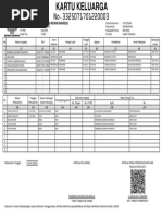 Template Kartu Keluarga Kosong | PDF