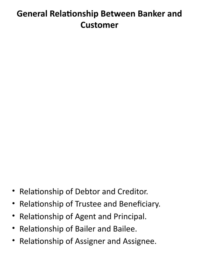CIB M2 Special Relationship Between Banker and Customer | PDF | Banks ...