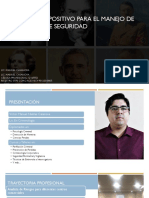 Curso Liderazgo Positivo para El Manejo de Personal de Seguridad